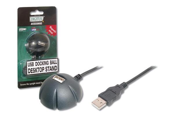 Digitus USB 2.0 Docking Ball Magnetic 1.5m Extension Cable