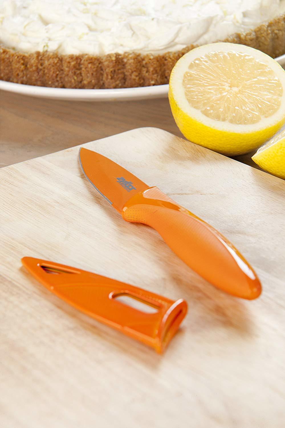 Zyliss Paring Knife with Safety Cover (9cm) at Mighty Ape NZ