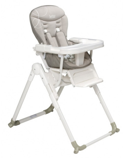 Bertini i-Feed Flat Fold High Chair - Pebble