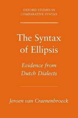 The Syntax of Ellipsis by Jeroen van Craenenbroeck image