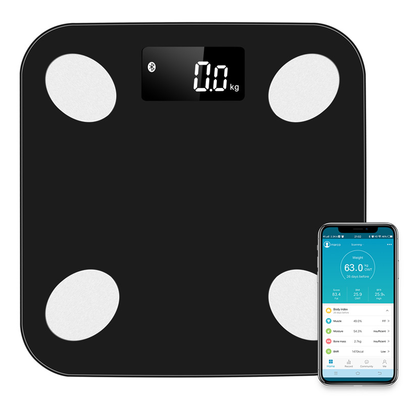 Smart Electronic Body Scale - Black image