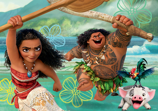 Moana 60 Piece Puzzle - Moana Island Girl image