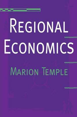 Regional Economics by Marion Temple image