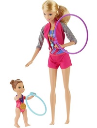 barbie careers gymnastics coach playset