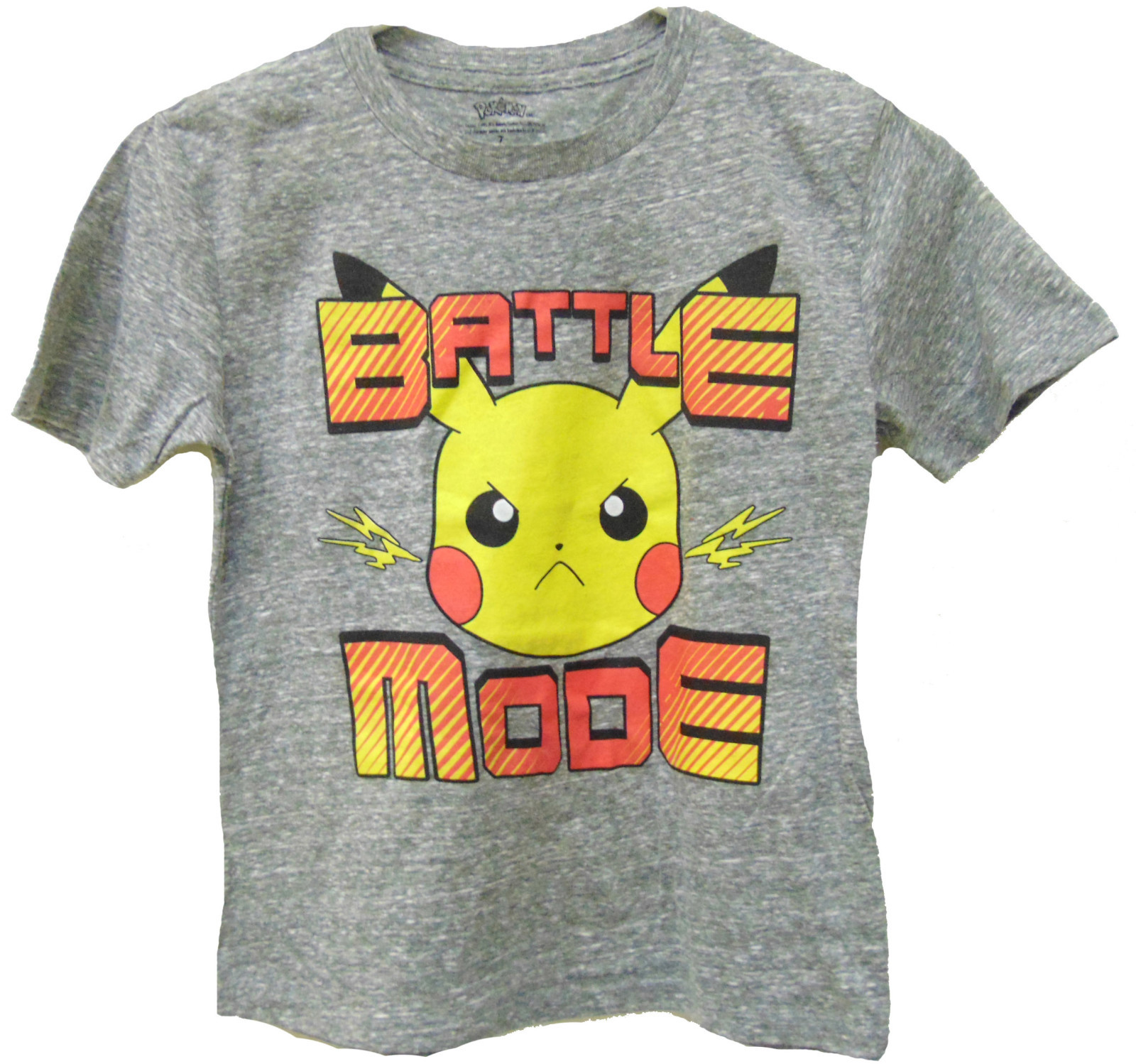 Pokemon Battle Mode T Shirt (Size 7)