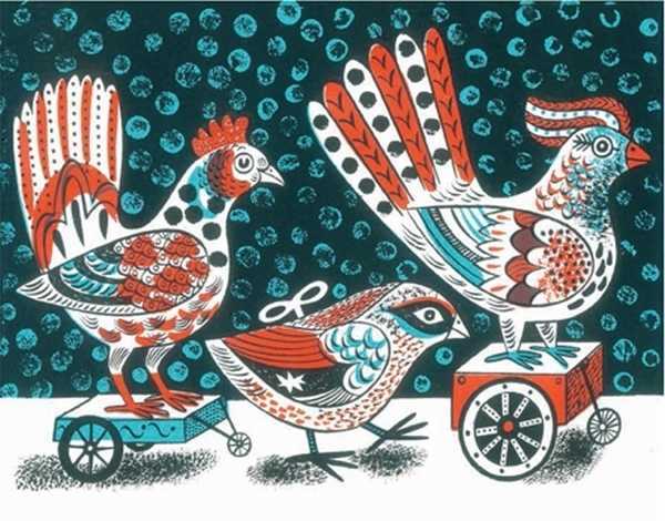 Canns Down Press: Boxed Christmas Cards - Clockwork Birds image