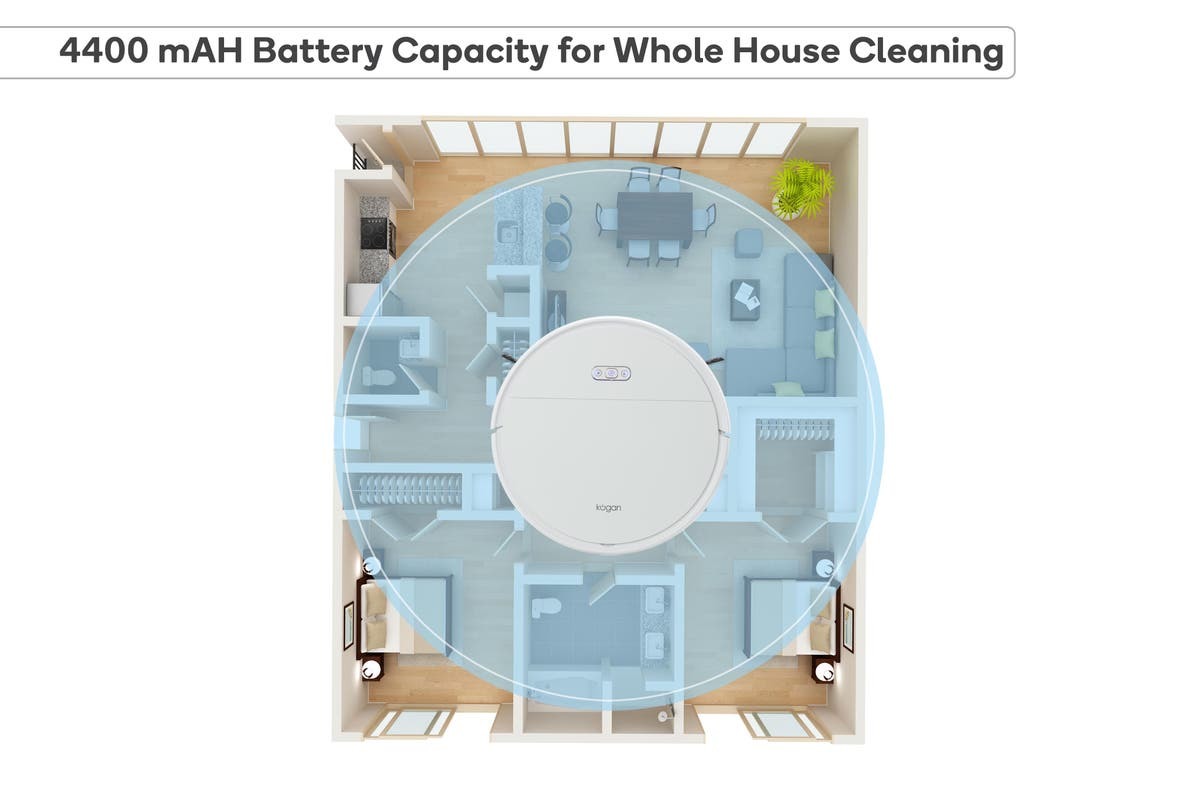 Kogan SmarterHome G60 Robot Vacuum Cleaner and Mop at Mighty Ape NZ