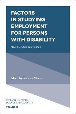 Factors in Studying Employment for Persons with Disability image