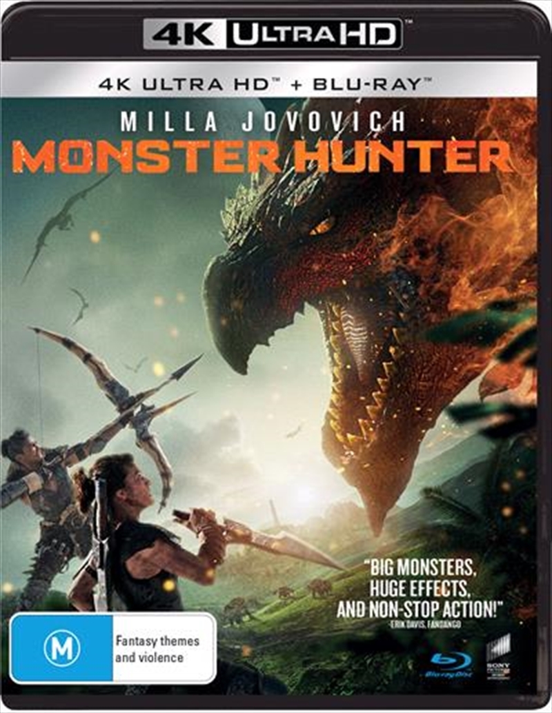 Monster Hunter (4K UHD + Blu-Ray) on UHD Blu-ray image