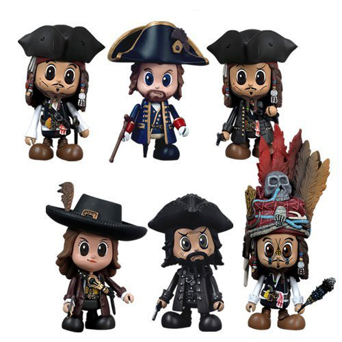 Pirates of the Caribbean 4 Cosbaby 3" Vinyl - SET 6 image