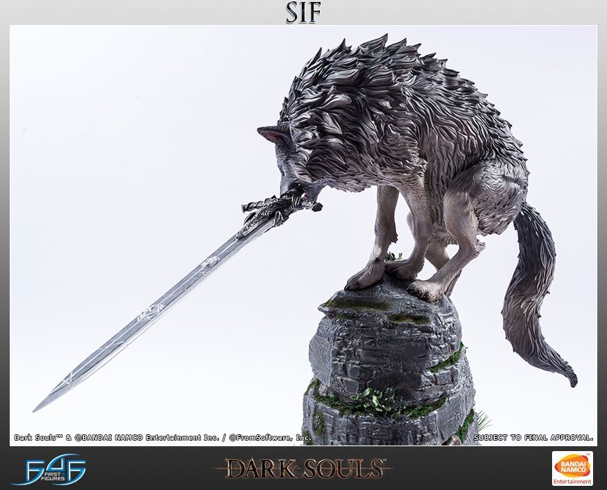 Dark Souls - Sif the Great Grey Wolf 25" Statue | at