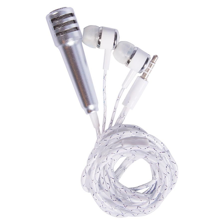 Smart Phone Karaoke - Microphone & Earbuds Asst.