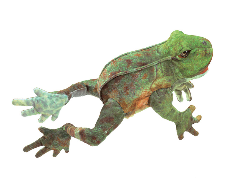 Folkmanis Hand Puppet - Jumping Frog image