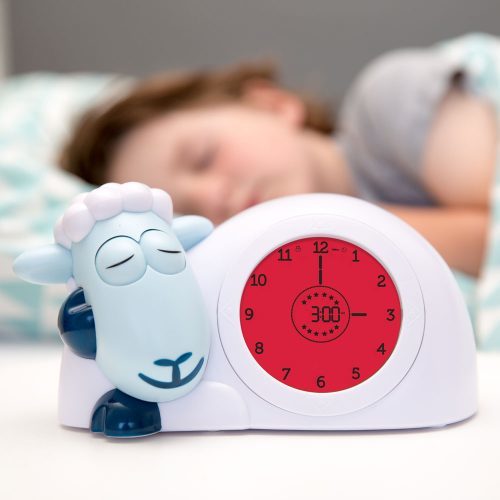 Zazu: Sam the Sheep Sleep Trainer Clock - Grey image