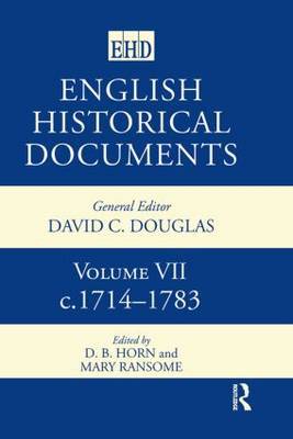 English Historical Documents: v. 7 image