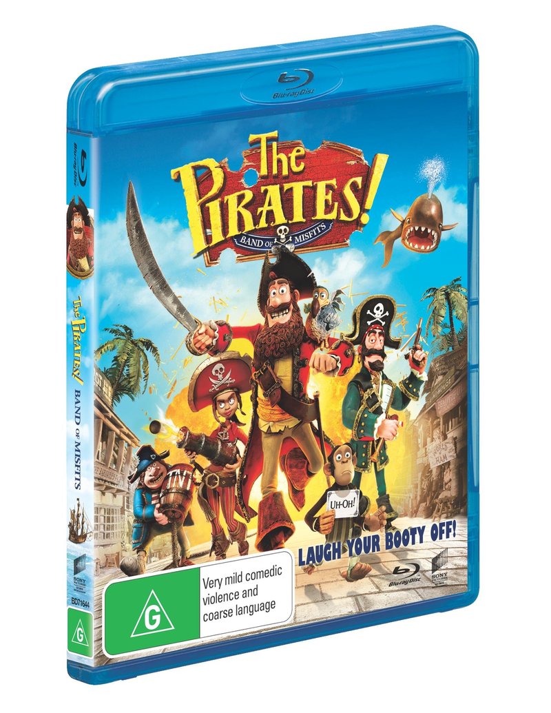 The Pirates! Band of Misfits Bluray Buy Now at Mighty Ape NZ