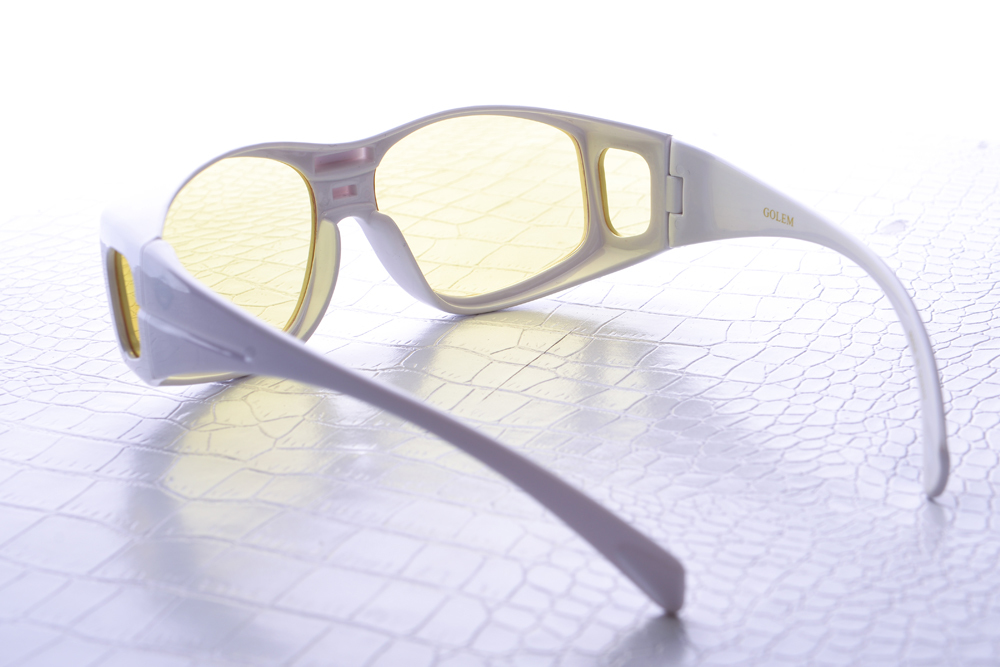 NoScope Golem Gaming Glasses (Rx Compatible) – Frost White for PC Games image