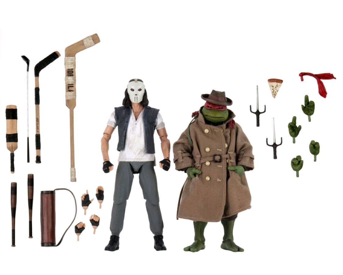 Casey Jones & Raphael 7" Action Figure 2Pack at Mighty Ape Australia