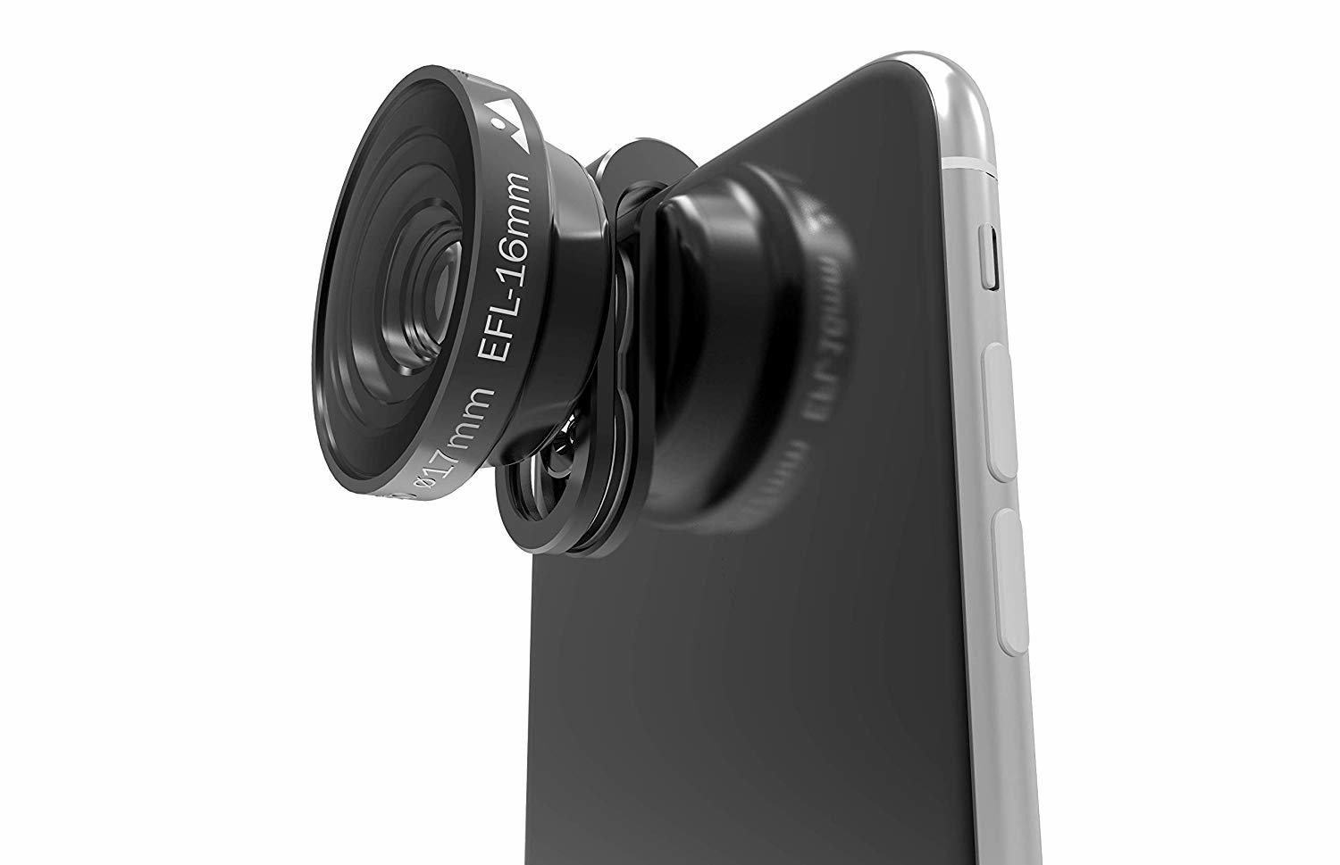 DREAMGRIP VISIO PRO Ultra Low Distortion Lens Set for Any Smartphone Phone Lens Attachment image