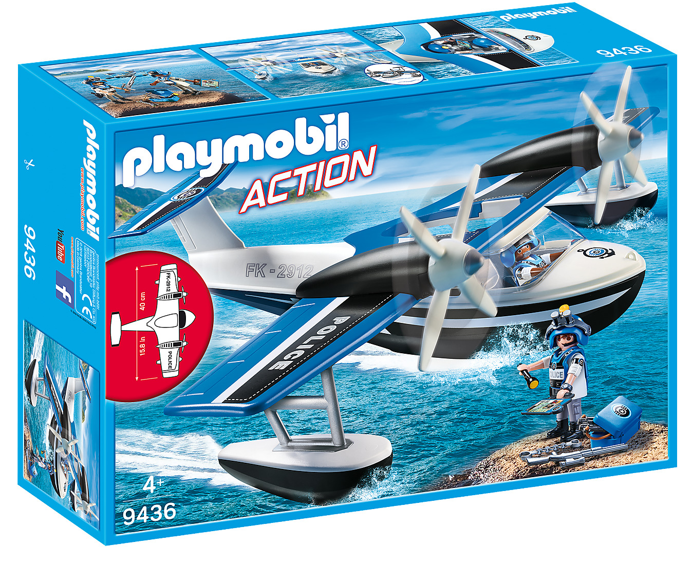 Playmobil: Action - Police Seaplane (9436) image