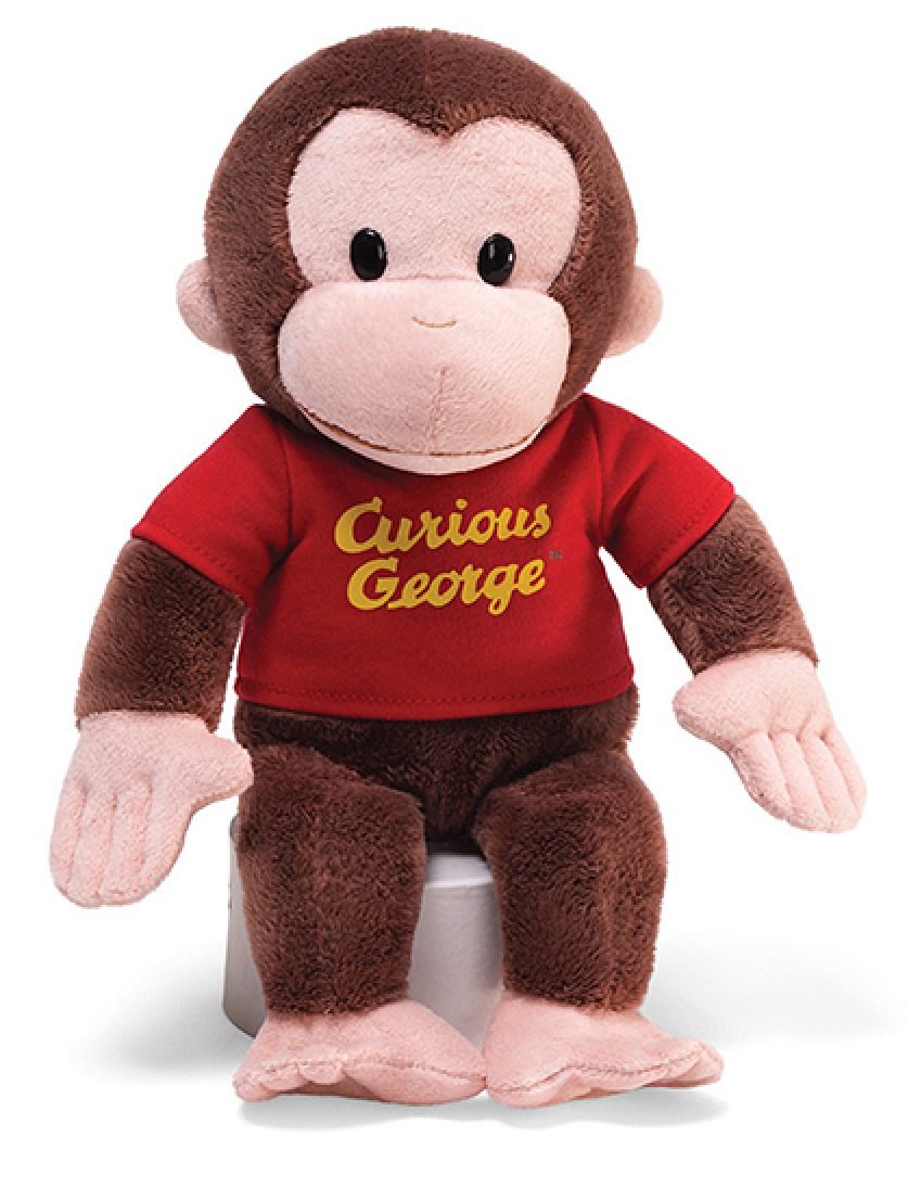 Gund: Curious George (Red Shirt) - 12" Plush image