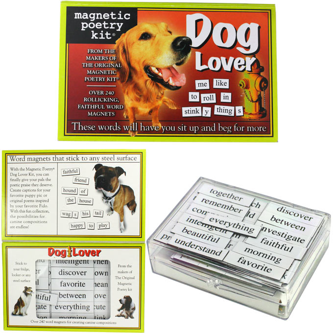 Poetry Kit Dog Lover at Mighty Ape Australia