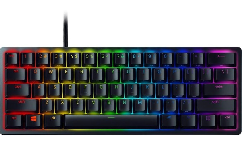 Razer Huntsman Mini Gaming Keyboard (Clicky Purple Switch) for PC image
