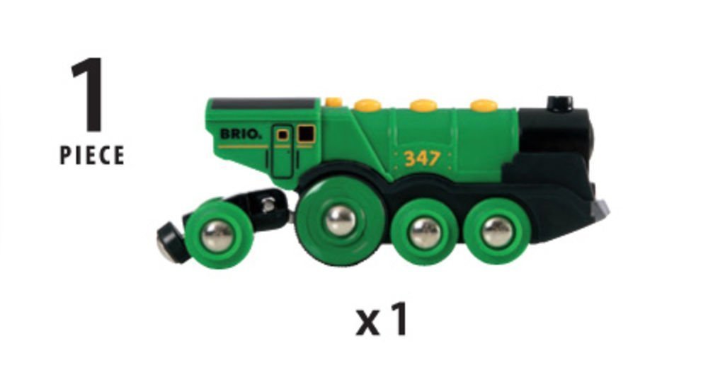 Brio: Big Green Locomotive - Action Train