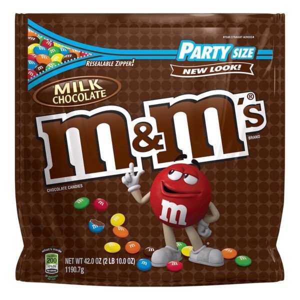 M&M's Milk Chocolate Party Bag (1.19kg) image