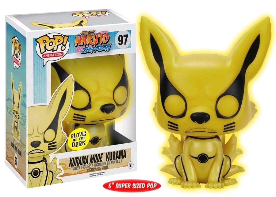 Kurama (Kyubi Mode Glow) 6" Pop! Vinyl Figure at Mighty Ape Australia