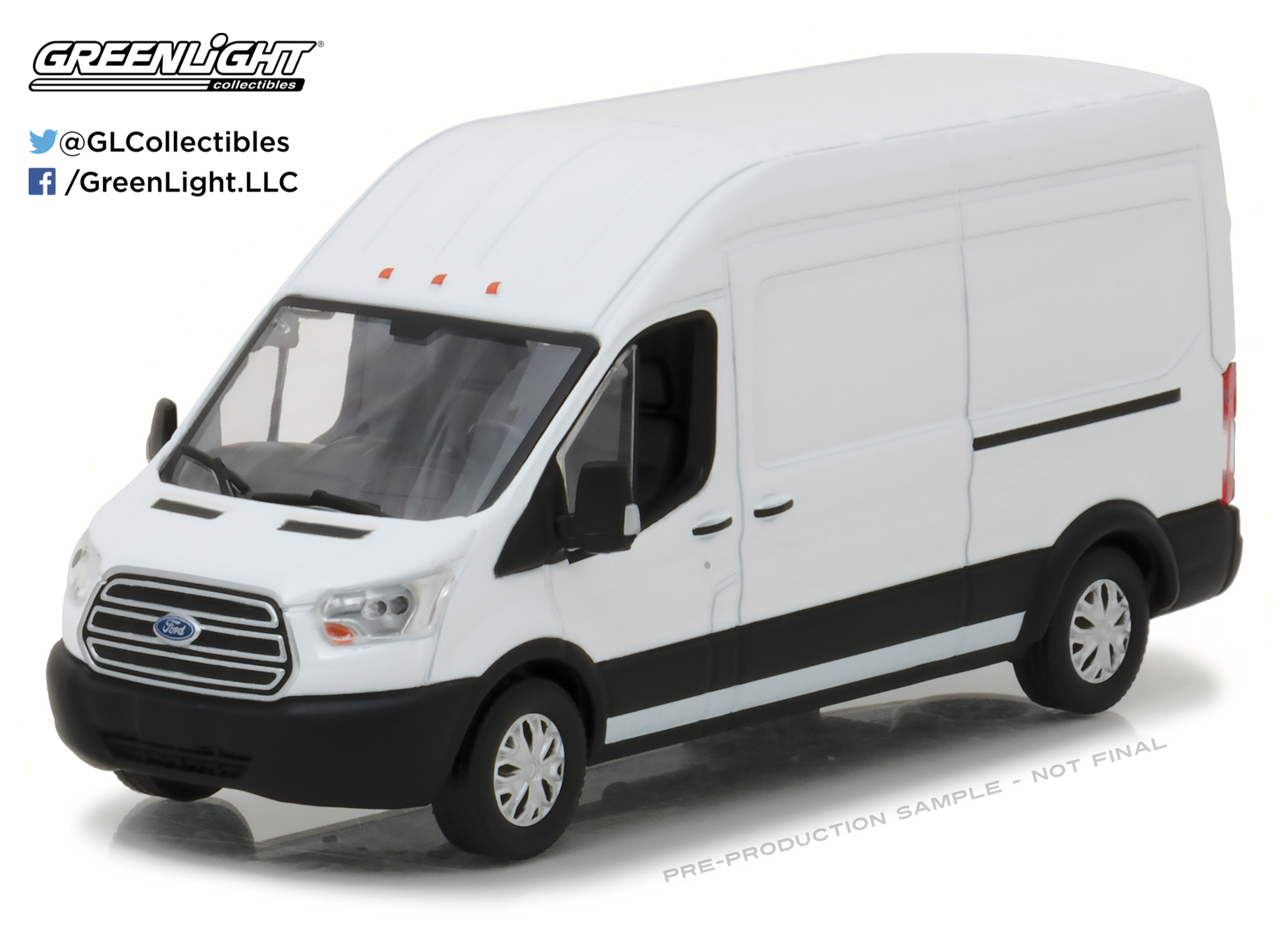 1/43: Ford Transit LWB High Roof - Diecast Model image