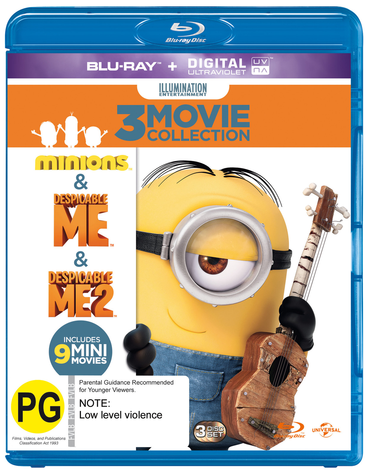 Minions/ Despicable Me/ Despicable Me 2 on Blu-ray