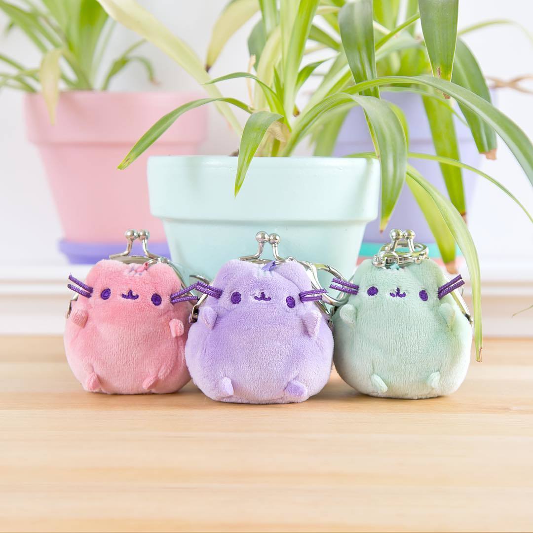 FREE SHIPPING Pusheen Pastel 3/" Coin Purse Pastel Pink BRAND NEW