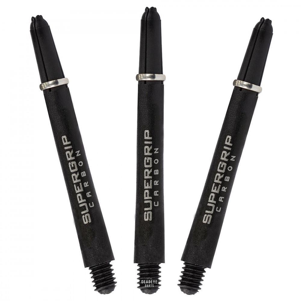 Buy Harrows Supergrip Carbon Dart Shafts 2BA (Medium) at Mighty Ape NZ