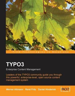 Typo3: Enterprise Content Management by Rene Fritz image