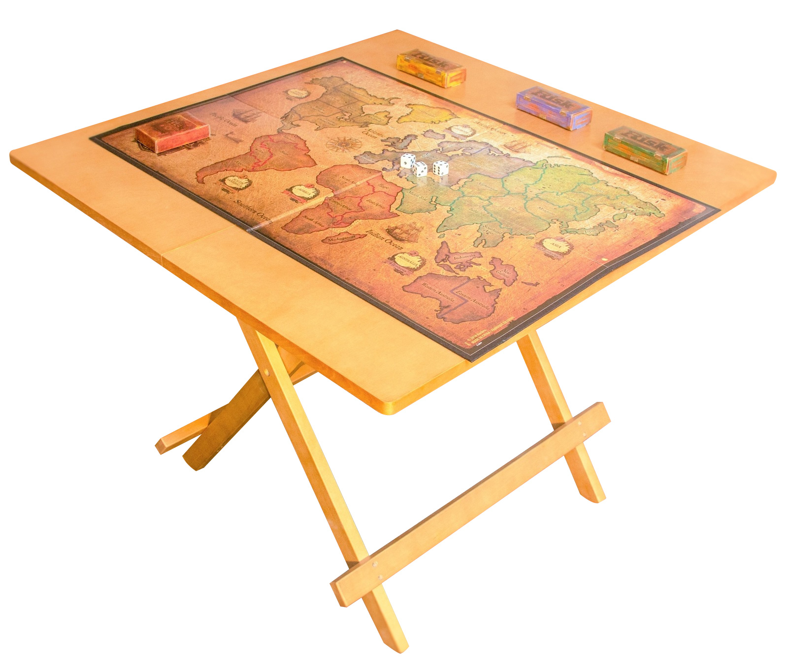 Solid Wood Portable Folding Board Game Table Board Game at Mighty