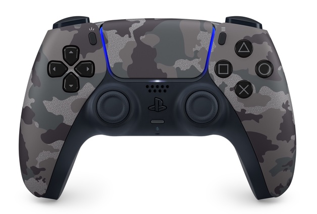 PlayStation 5 DualSense Wireless Controller - Grey Camo on PC, PS5