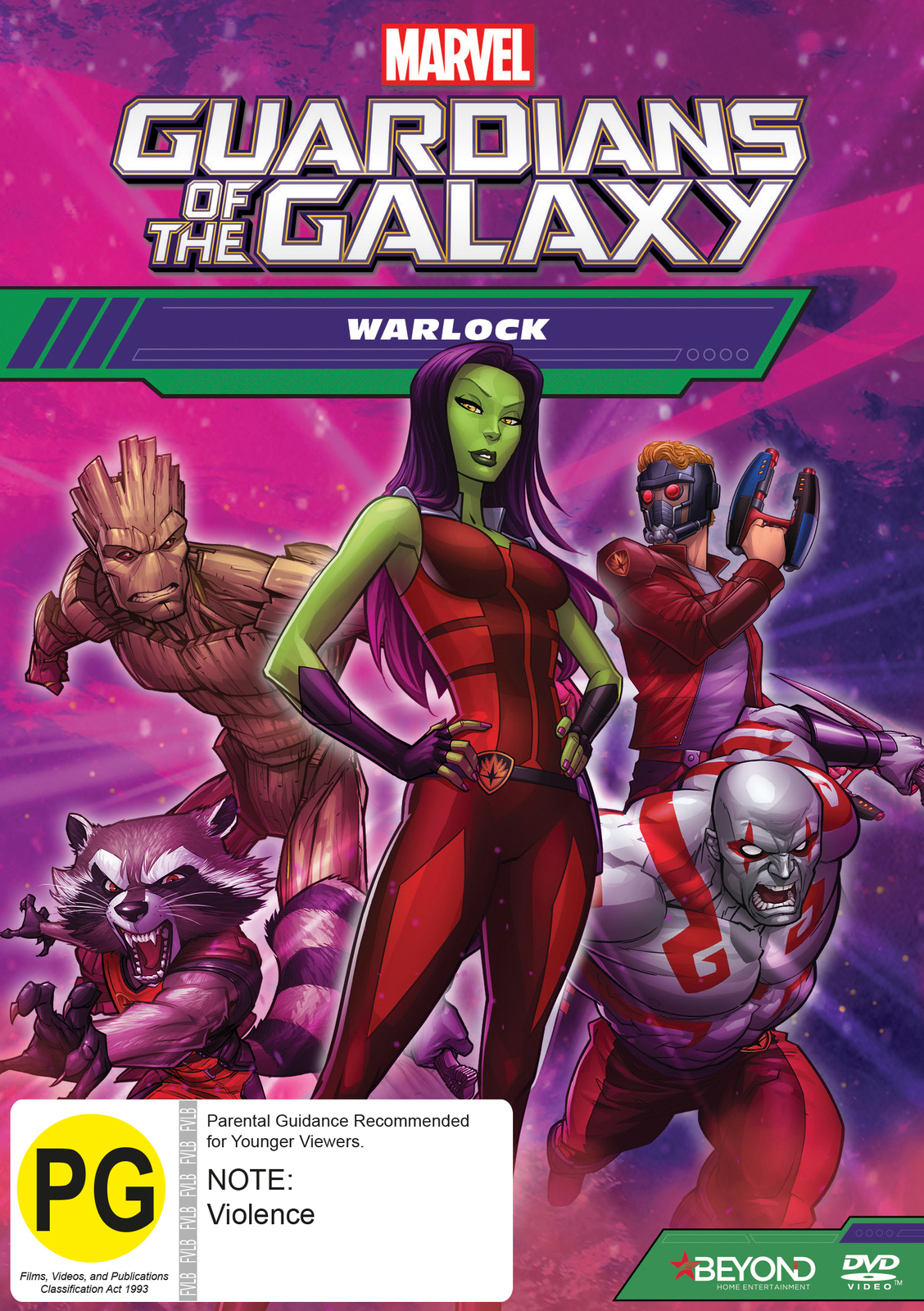 Guardians of the Galaxy: Warlock on DVD