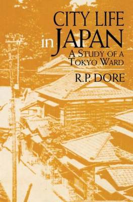 City Life in Japan by Ron P. Dore image