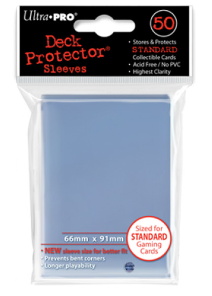 Ultra Pro Solid Deck Protectors: Clear (50) image