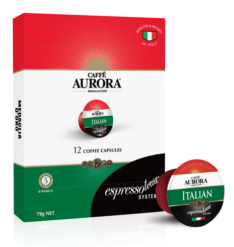 Caffe Aurora Italian Blend Coffee Capsules image