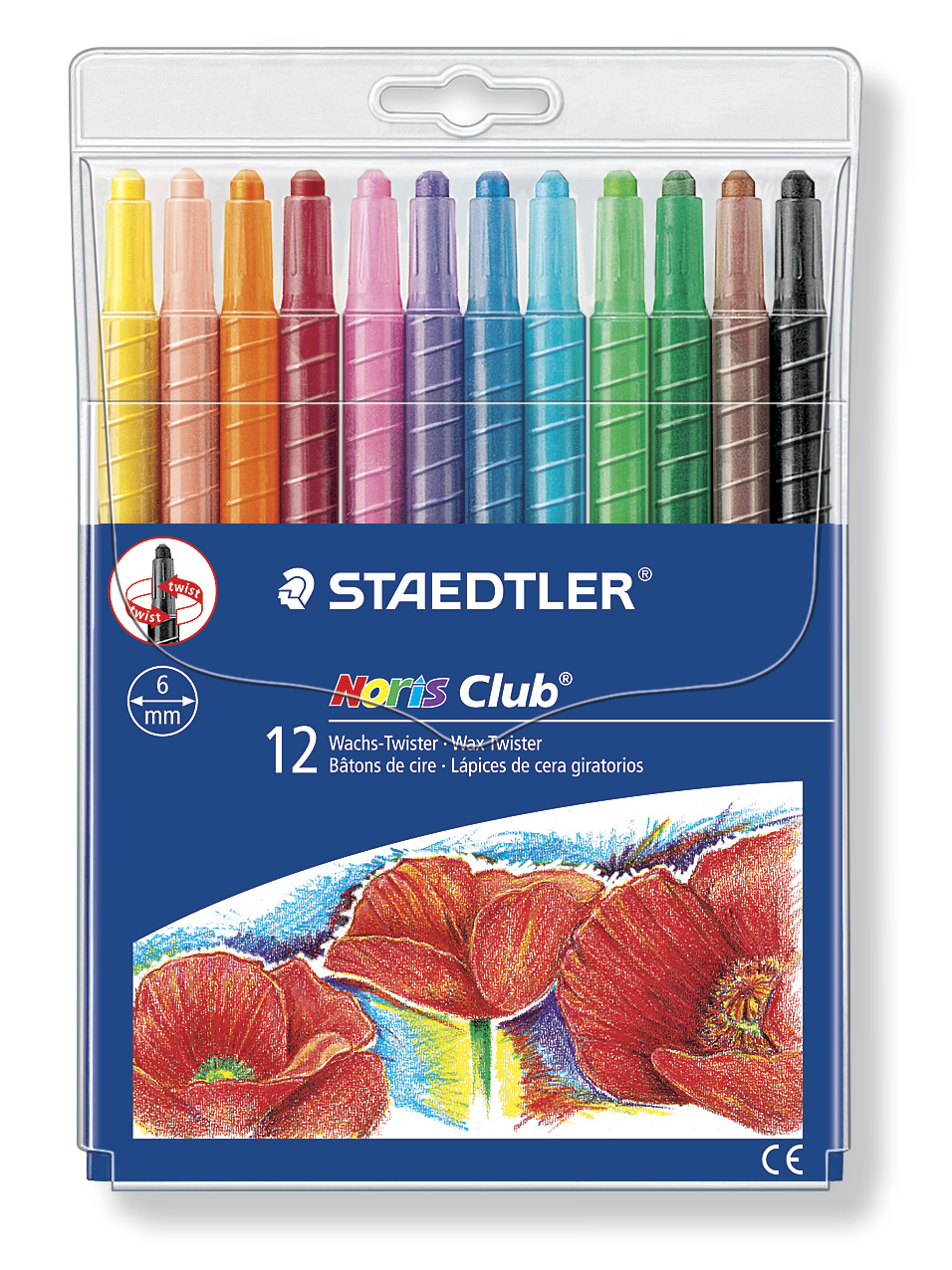 Staedtler Noris Club 221 Wax Twisters Pkt12