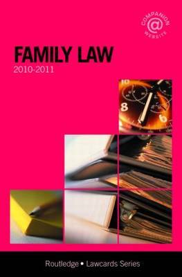 Family Lawcards: 2010-2011 image