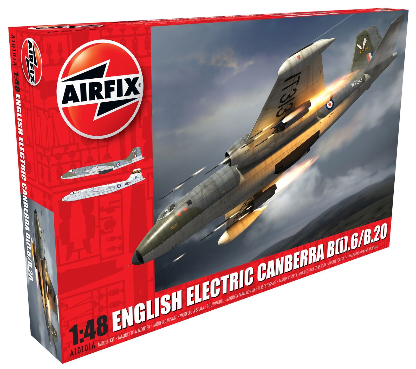 Airfix English Electric Canberra B(i).6/B.20 148 Model Kit at Mighty
