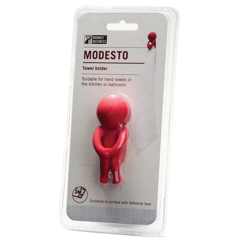 Monkey Business: Modesto Towel Holder (Red) image