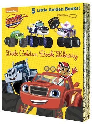 Blaze and the Monster Machines Little Golden Book Library -- 5 Little Golden Books image