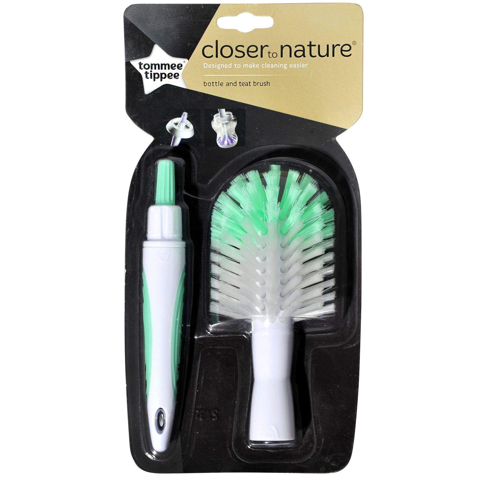 Tommee Tippee Closer to Nature Bottle and Teat Brush image