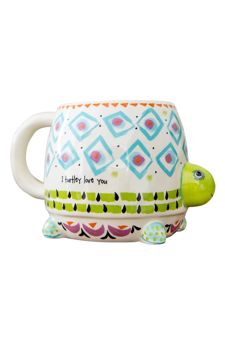 Natural Life: Ceramic Folk Mug - Turtley Love You