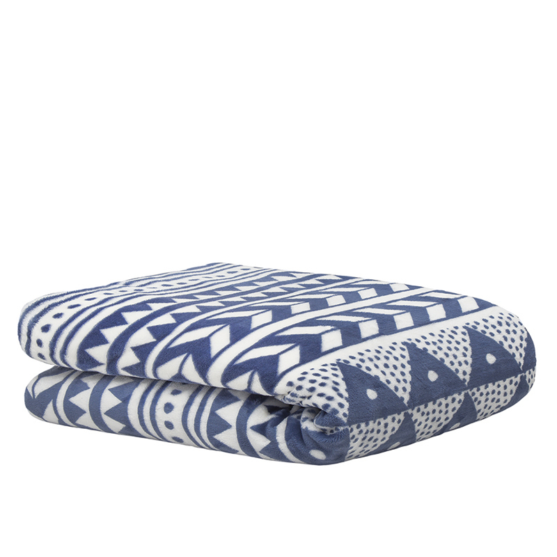 Bambury Nolita Ultraplush Throw Rug (Denim) image