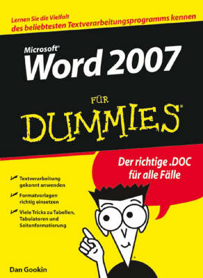 Word 2007 Fur Dummies on Paperback by Dan Gookin